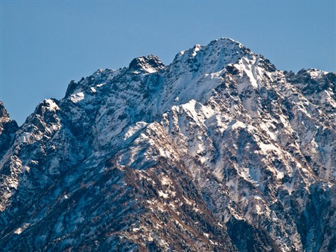 千石城山からの剱岳